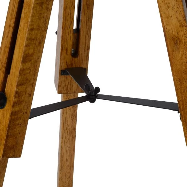 Lucide JOSHUA - Vloerlamp - 1xE27 - Zwart - detail 2